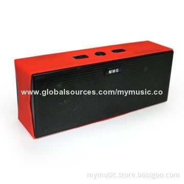 Wireless Bluetooth Speaker, NFC and Microphone Function, Works with iPad/iPhone, 40mm Dual-speaker